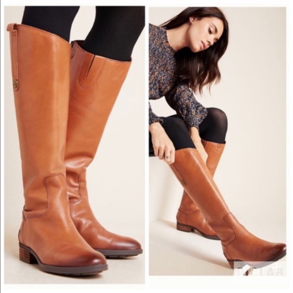 Anthro x Sam Edelman Penny Tall Boots Brown 8